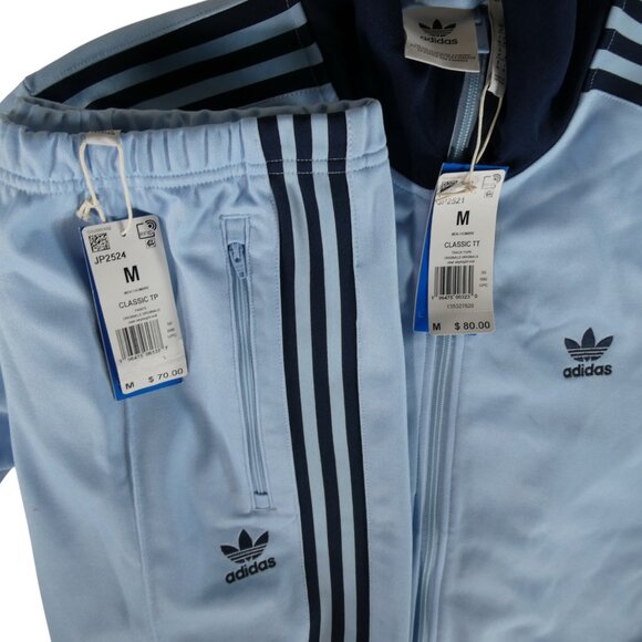 Adidas Classic 2 Piece Track Suit Clear Sky Night Indigo Women’s L/Men’s M - Picture 5 of 13